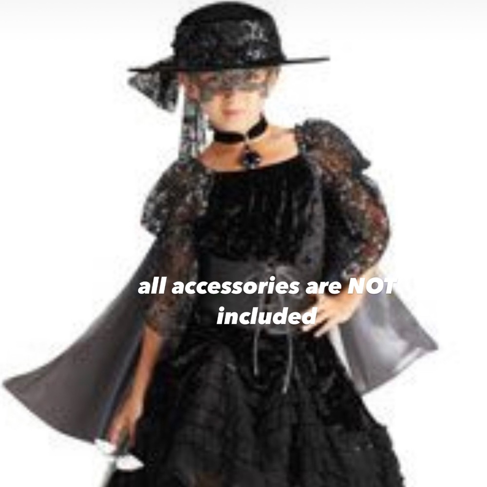 wishcraft bandit costume dress,  size 8